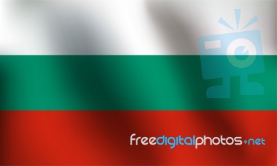 Flag Of Bulgaria -  Illustration Stock Image