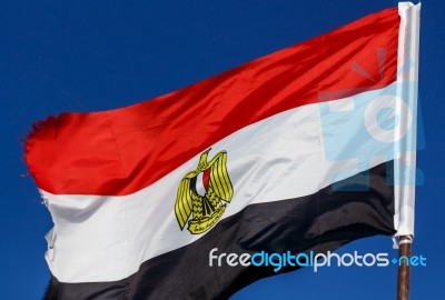 Flag Of Egypt Stock Photo