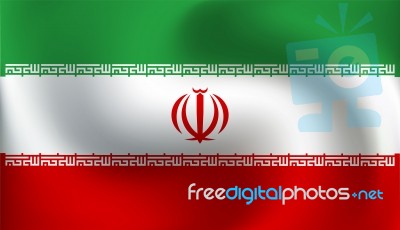 Flag Of Iran -  Illustration Stock Image