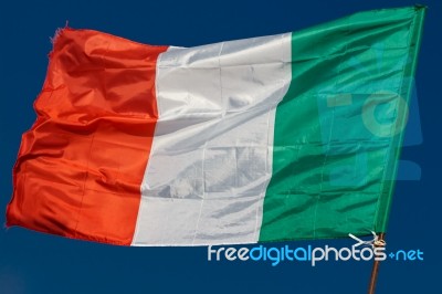 Flag Of Italy Stock Photo