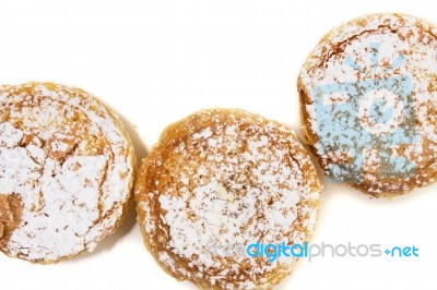 Flaky Bean Pastries Stock Photo