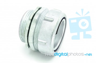 Flex Connector Fitting Stock Photo