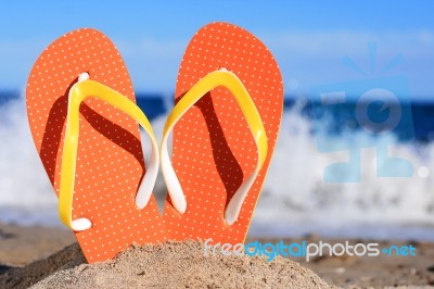 Flip-flops Stock Photo