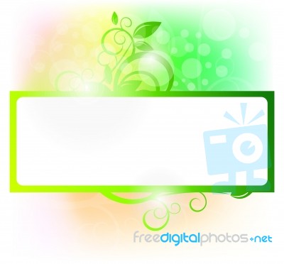 Floral Banners Design Stock Image