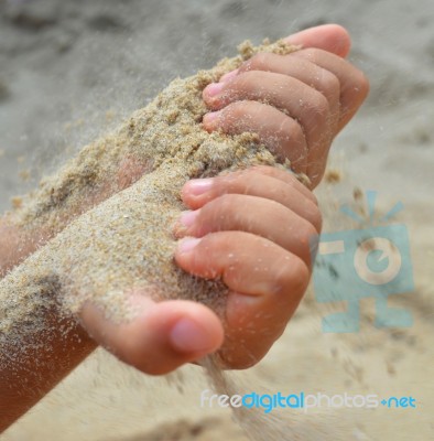 Flowing Sand Stock Photo Flowing Sand Stock Photo