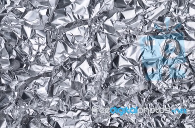 Foil Background Pattern-ice Look-cool Silver Stock Photo