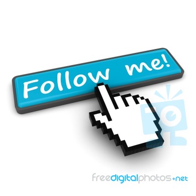 Follow Me Stock Image