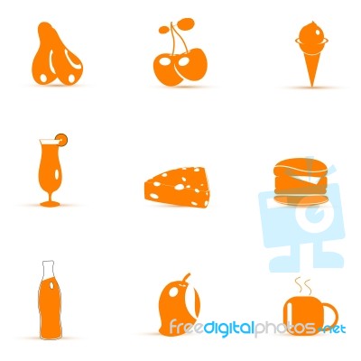 Food Icon Stock Image