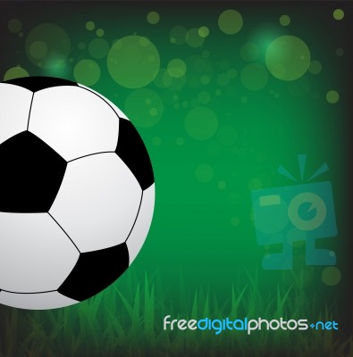 Football Abstract Design Stock Image