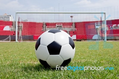 Football Ball Stock Photo