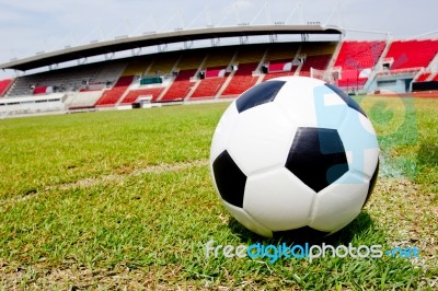 Football Ball Stock Photo