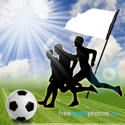 Football Player Stock Image