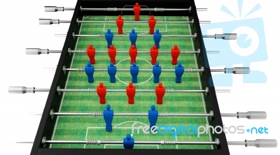 Football Table Stock Image