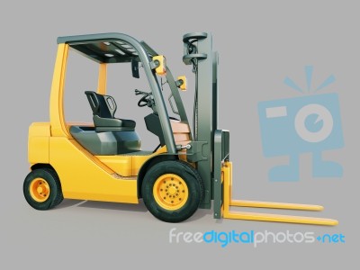 Forklift Truck Stock Image