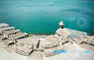 Fort In Puerto Rico Stock Photo