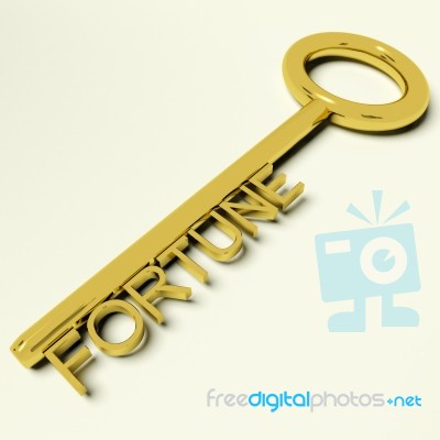 Fortune Key Stock Image