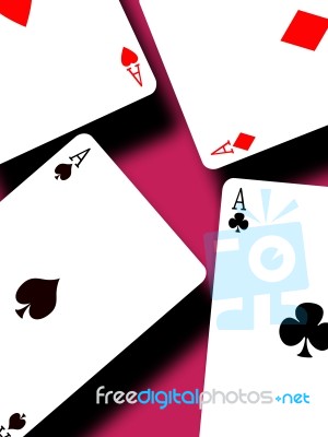 Four Aces Stock Image