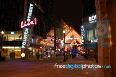 Fourth Street, Lousville, Kentucky Stock Photo Fourth Street, Lousville, Kentucky Stock Photo