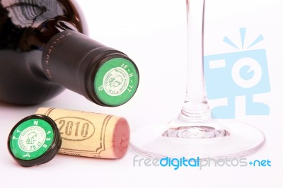 French Wine Stock Photo