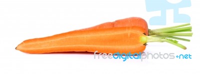 Fresh Carrot Isolated On A White Background Stock Photo Fresh Carrot Isolated On A White Background Stock Photo