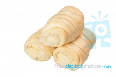 Fresh Cream Cornet Bread Stock Photo