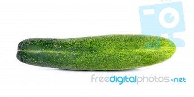 Fresh Cucumbers Isolated On White Background Stock Photo