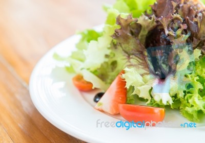 Fresh Healthy Salad Stock Photo