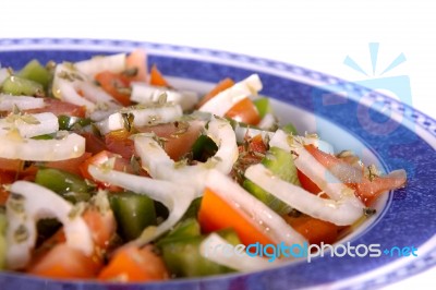 Fresh Made Salad Stock Photo