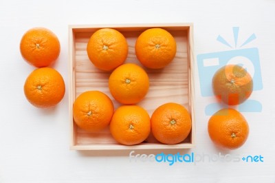 Fresh Orange Citrus Fruit In Wooden Box Stock Photo Fresh Orange Citrus Fruit In Wooden Box Stock Photo
