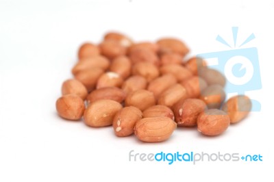 Fresh Roasted Peanuts Stock Photo