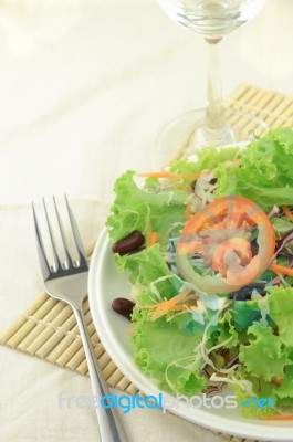 Fresh Salad Stock Photo