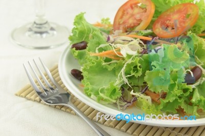 Fresh Salad Stock Photo