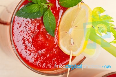 Fresh Tomato Juice Stock Photo