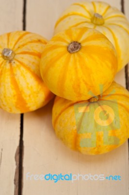 Fresh Yellow Pumpkin Stock Photo