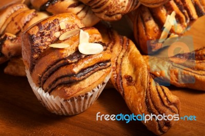 Freshly Baked Bread Stock Photo