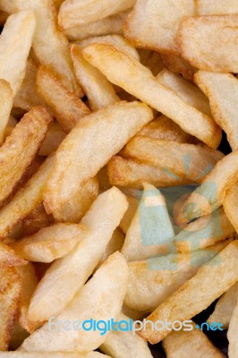 Fried Potatoes Stock Photo
