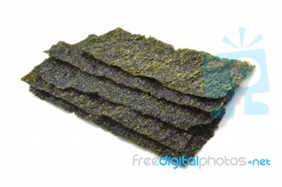 Fried Seaweed Stock Photo