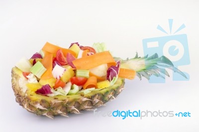 Fruit Salad And Vegetables Stock Photo Fruit Salad And Vegetables Stock Photo