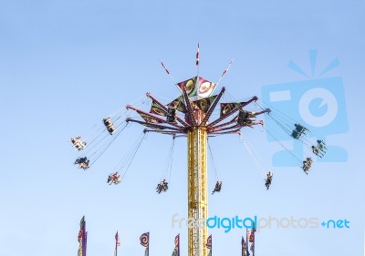 Funfair Ride Stock Photo