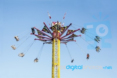 Funfair Ride Stock Photo