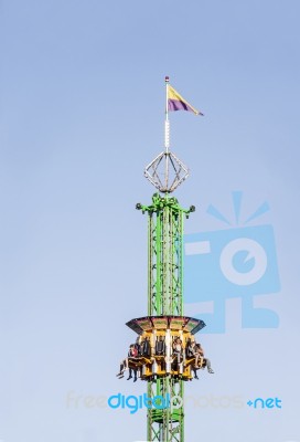 Funfair Ride Stock Photo