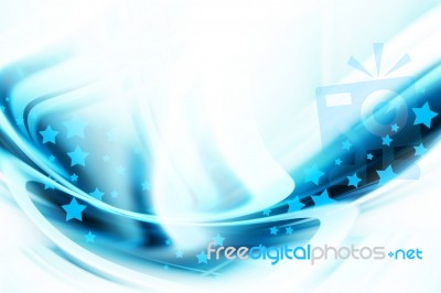 Futuristic Blue Background Stock Image