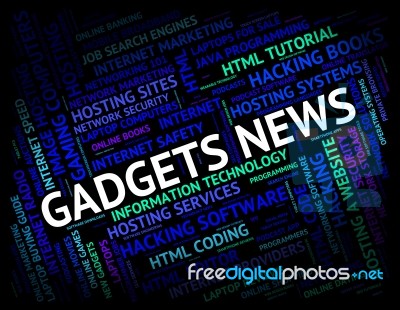 Gadgets News Meaning Mod Con And Mechanisms Stock Image