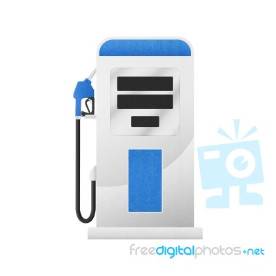 Gasoline Pump In Gas Station Stock Image