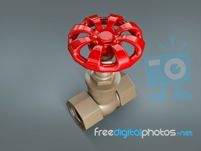 Gate Valve Stock Image