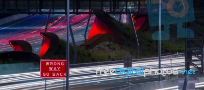Gateway Bridge Motorway In Brisbane Stock Photo