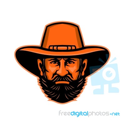 General Ulysses Grant Mascot Stock Image