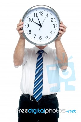 Get Ready For The Meeting In Five Minutes! Stock Photo