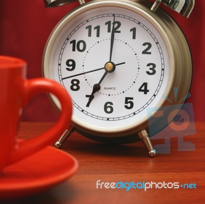 Getting Up Seven In Morning Stock Photo