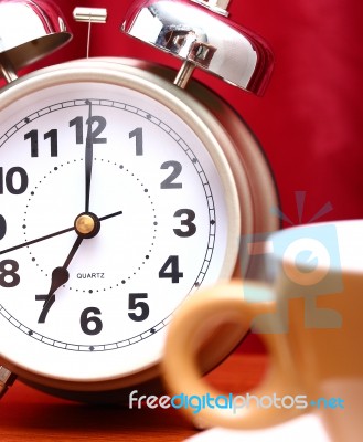 Getting Up Seven In Morning Stock Photo